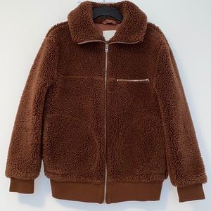 Aritzia Wilfred Free Teddy Jacket